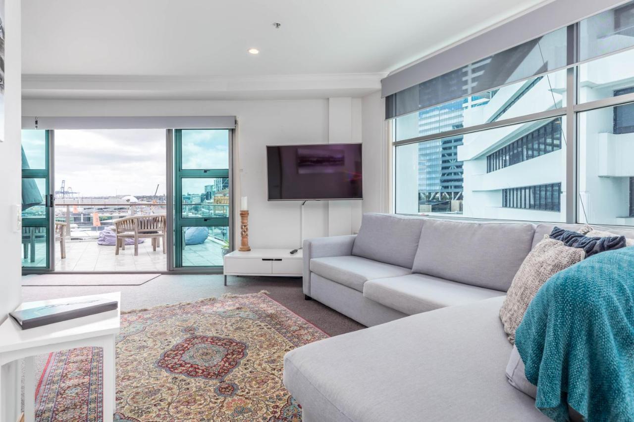 Apartament Stunning Waterfront Location With Huge Balcony! Auckland Zewnętrze zdjęcie